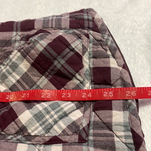 Maurice’s Plaid Quilted Puffer Vest - Picture 8 of 9